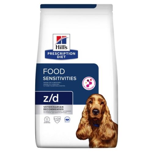Hills PD Canine z/d Food Sensitivities 3kg  Hypoallergén száraztáp kutyáknak