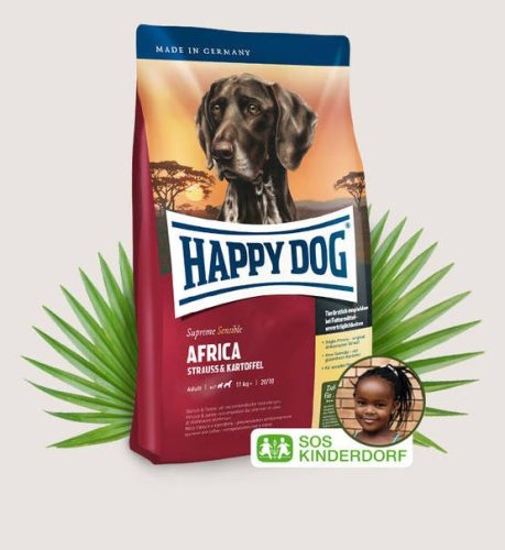 ingyenes Szállítás: Happy Dog Supreme Sensible - Africa 12,5kg Kiárúsítás!!!