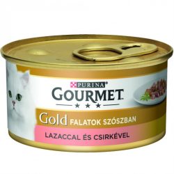 Bolti átvételre rendelhető :Gourmet Gold  lazaccal és csirkével duo 85g