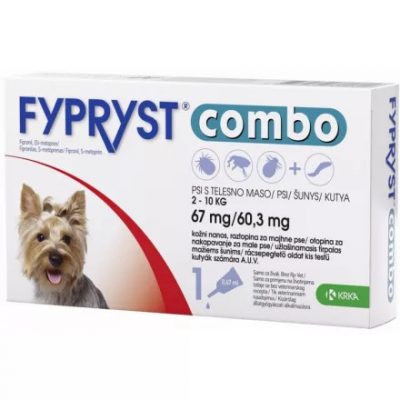 Fypryst Combo spot on kutyáknak S 2-10kg között (67mg) 1 ampulla