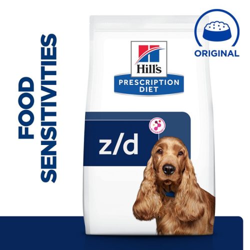 Hills PD Canine z/d Food Sensitivities 10kg hypoallergén száraztáp kutyáknak