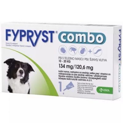 Fypryst Combo spot on kutyáknak M 10-20kg között (134mg) 1 ampulla