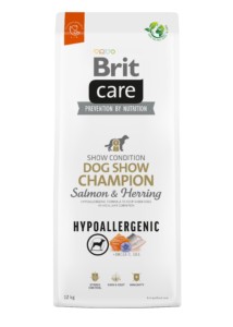 BRIT CARE DOG HYPOALLERGENIC SALMON&HERING DOG SHOW CHAMPION 12 KG
