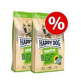 HAPPY DOG NATURCROQ - ADULT LAMM & REIS 2X15KG