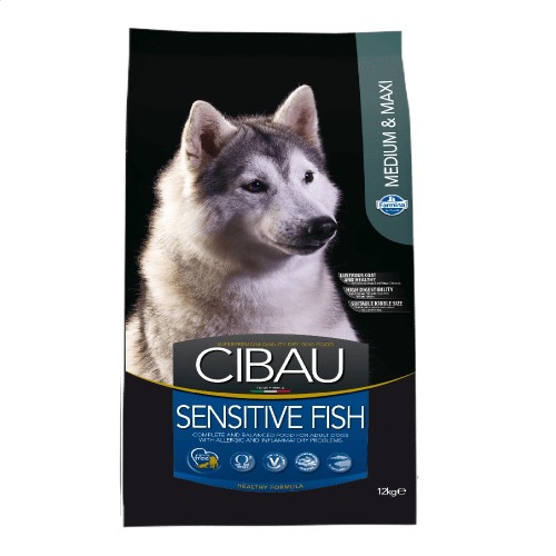 Cibau Sensitive Fish Medium/Maxi 12+2=14kg Ingyenes Szállítás