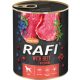 RAFI KUTYA PÁSTÉTOM MARHA, VÖRÖS- ÉS KÉK ÁFONYÁVAL KONZERV 800G