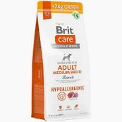 BRIT CARE DOG HYPOALLERGENIC LAMB ADULT MEDIUM BREED 12+2 KG