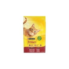   FRISKIES Marhával, csirkével  száraz macskaeledel 10kg 2db-tól