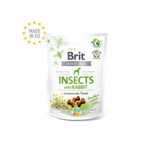 Brit Care Crunchy Cracker Insects with Rabbit enriched with Fennel 200 g