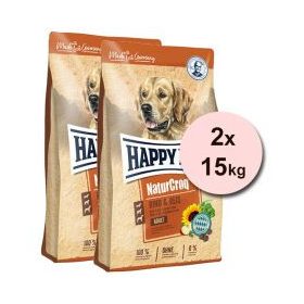 HAPPY DOG NATURCROQ - ADULT RIND & REIS 2X15KG
