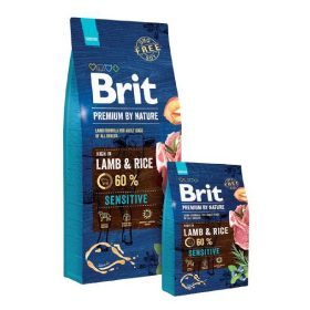 Brit Premium by Nature - Adult  Sensitive Lamb & Rice 15kg