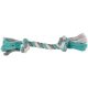 Flamingo Jim Playing Rope - rágókötél 2 csomóval, menta 40 cm