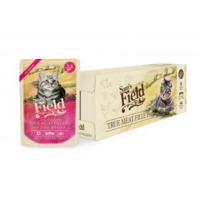   Sam's Field True Meat Fillets for kittens - Turkey & Broccoli alutasakos eledel 24 x 85 g