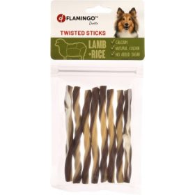   Flamingo Duetto Twisted Sticks - bárányos és rizses csavart rudak 85 g