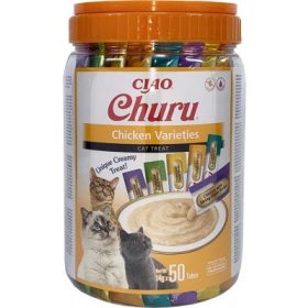 Inaba Cat Churu Püré - csirke mix 50 db 50 x 14 g