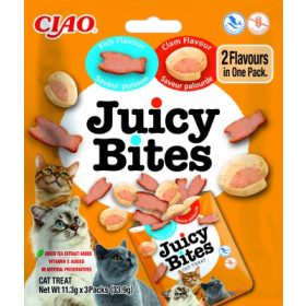Inaba Cat Juicy Bites - hal és kagyló 3 x 11.3 g