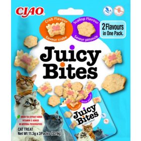 Inaba Cat Juicy Bites - rák és kagyló 3 x 11.3 g