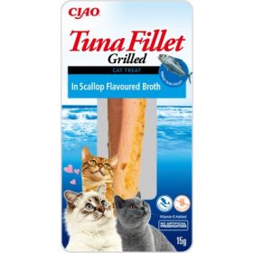 Inaba Cat Grilled Tuna Fillet - fésűkagylós lében 15 g