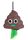 Flamingo kakizacsi tartó - kaki emoji 1 db