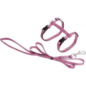 Flamingo Ziggi hám és póráz macskáknak - pink 22 cm