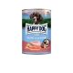 Happy Dog Supreme Sensible Puppy&Junior konzerv, csirke, lazac és burgonya ízesítésű nedves állateledel kölyök és fiatal kutyák számára 6x400 g 100 g