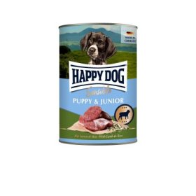   Happy Dog Supreme Sensible Puppy&Junior konzerv, bárány és rizs ízesítésű nedves állateledel kölyök és fiatal kutyák számára 6x400 g 40 g