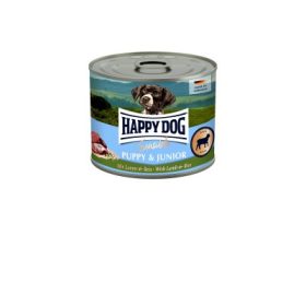   Happy Dog Supreme Sensible Puppy&Junior konzerv, bárány és rizs ízesítésű nedves állateledel kölyök és fiatal kutyák számára 6x200 g 70 g