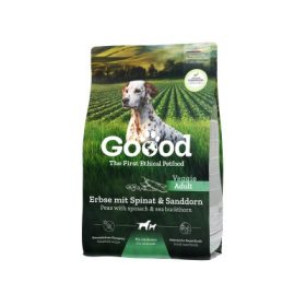   Goood Adult Veggie vegetáriánius teljes értékű eledel felnőtt kutyáknak, borsóval, spenóttal és homoktövissel 10 kg