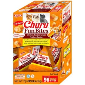 Inaba Cat Fun Bites Wrap - csirke 8 x 12 g