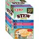 Inaba Cat Stew Variety - csirke-tonhal, csirke-lazac, csirke-fésűkagyló 10 x 40 g